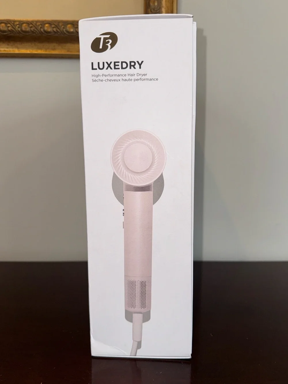 Title: T3 LuxeDry High-Performance Hair Dryer Set – Blush/Rose Gold